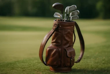 leather golf bags