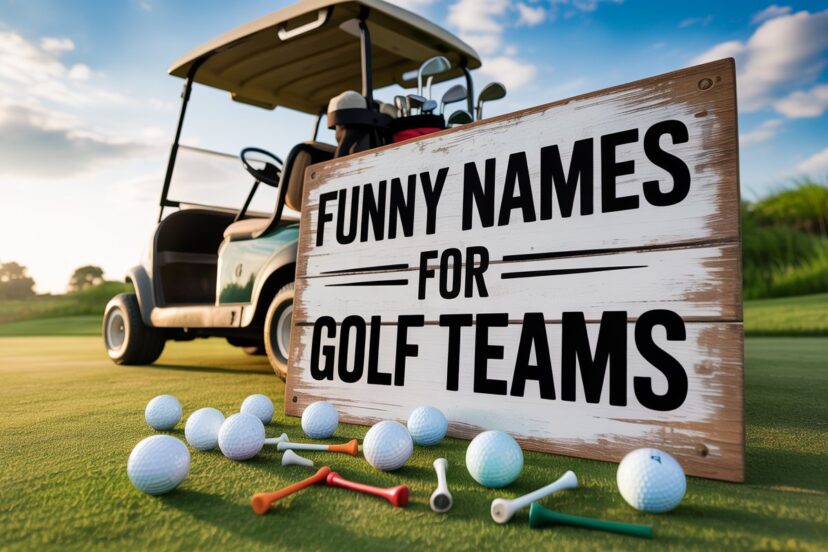 funny names for golf teams