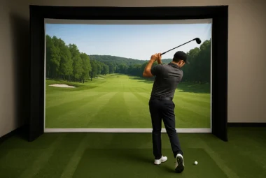 golf impact screen