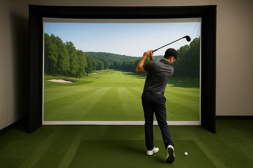 golf impact screen